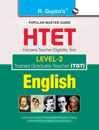 RGupta Ramesh HTET (TGT) Trained Graduate Teacher (Level-2) English (Class VI to VIII) Exam Guide English Medium